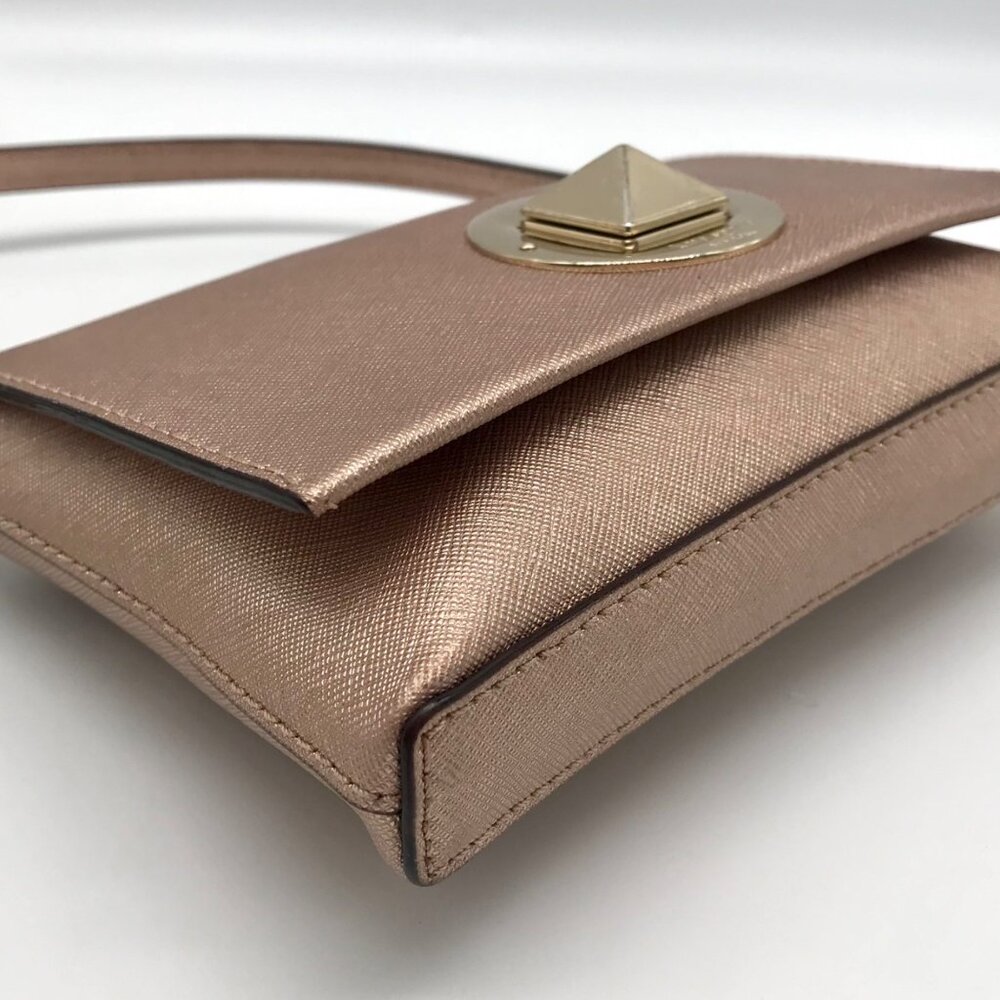 Kate Spade Sally Newbury Lane Rose Gold Crossbody - Picture 6 of 11